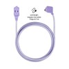 Globe Electric 22892 Designer Series 9-ft Fabric Extension Cord, 3
