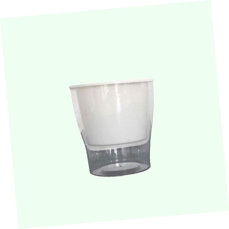 Sosoport Hydroponics Watering Planter Pot Automatic Water Absorption Transparent Resin