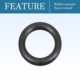 QUARKZMAN Pack of 10 Nitrile Ring Sealing Ring Tap Repair 30 mm x 20 mm x 5 mm for Tap Plumber Repair Seal Connection, Black