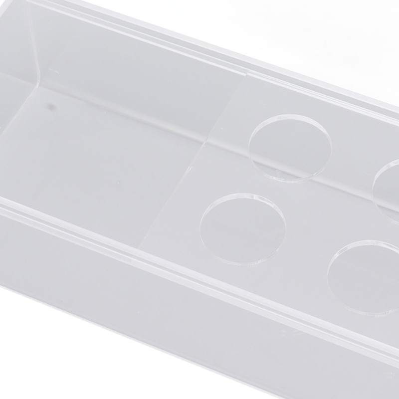 Acrylic Flower Vase Clear Rectangular Centerpiece Box Home Decoration for