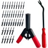 Rivet Plastic Rivet Gun Set - Includes 40Pcs Poly Rivets