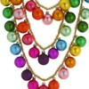 Cody Foster & Co Glass Rainbow and Gold Garland GS-023-G-L