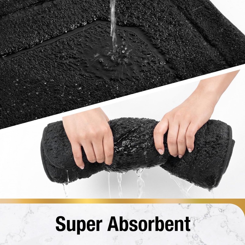 HITSLAM Memory Foam Bath Mat, Absorbent Bathroom Mat 60 x