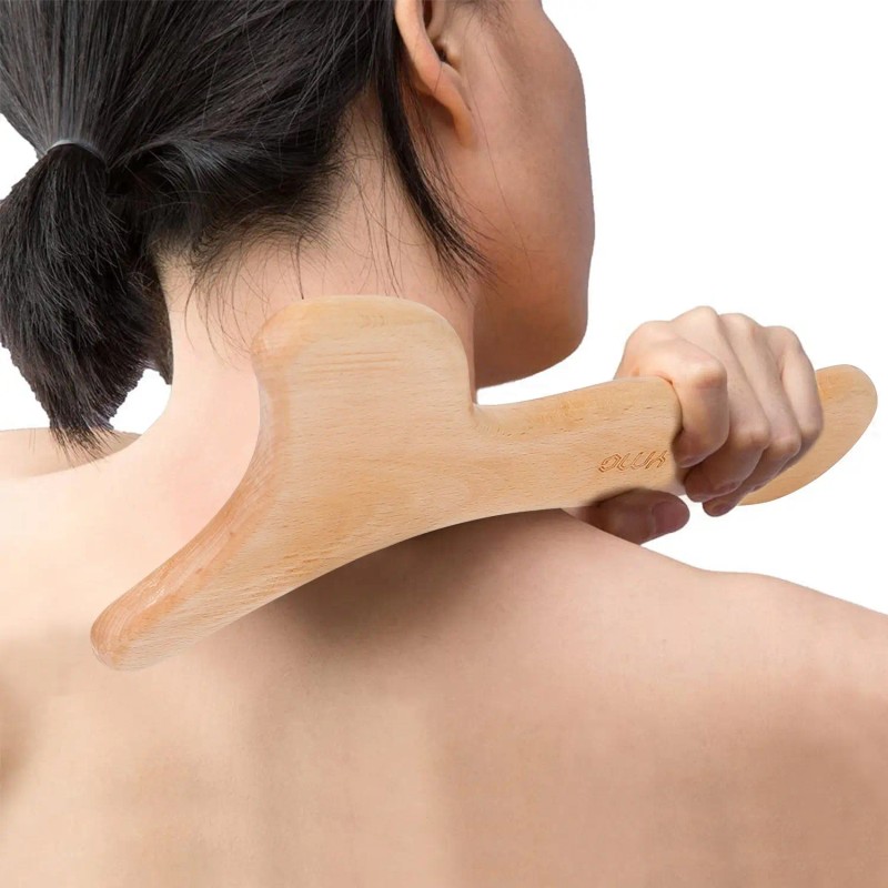 Wood Therapy Massage Tool Lymphatic Drainage Paddle Wooden Scraping Tools