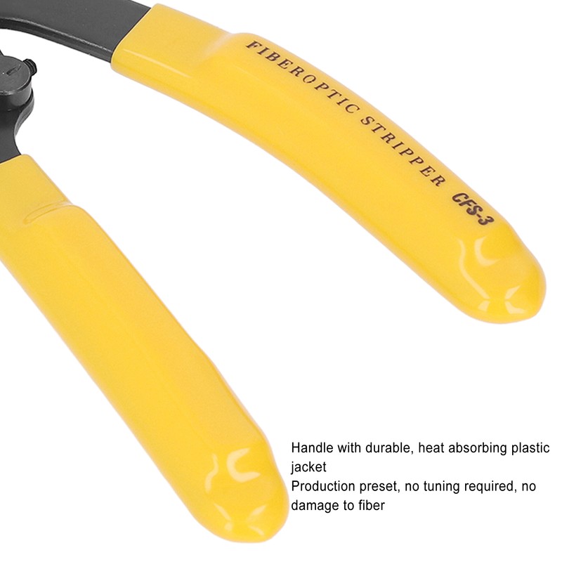 Fiber Optic Stripper 3 Port Hole 250μm Coating Stripping Power