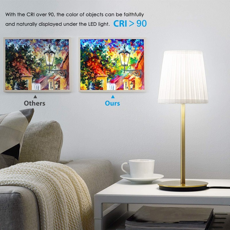 E12 LED Dimmable 8W Equal 100 watt Daylight 4000K T6