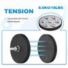 4 Pcs 1.7" Dia Rubber Coated Magnets, 19LBS Anti-Scratch Flag