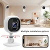 Jolywell Security Camera, 1080P Wide-Angle, AI Motion Detection, Starlight Night