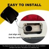 Goholy Car Front Bumper Tow Hook Cover Compatible with Toyota