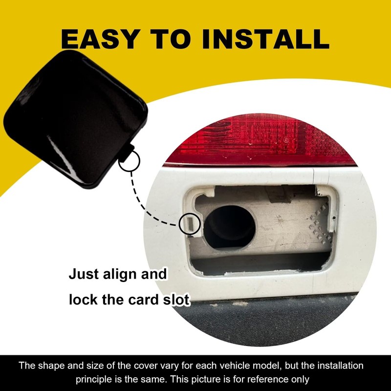 Goholy Car Front Bumper Tow Hook Cover Compatible with Toyota