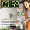 CHKOSDA LED Large Digital Wall Clock, Oversize Digital Clock with