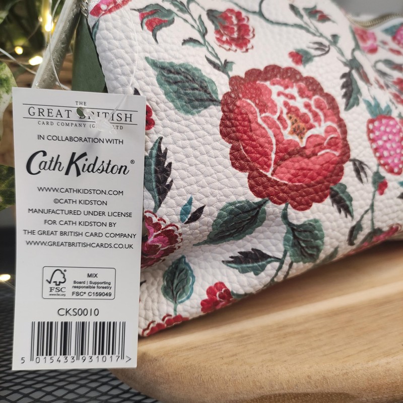 Cath Kidston Zip Pouch - Floral Bloom Print - Perfect
