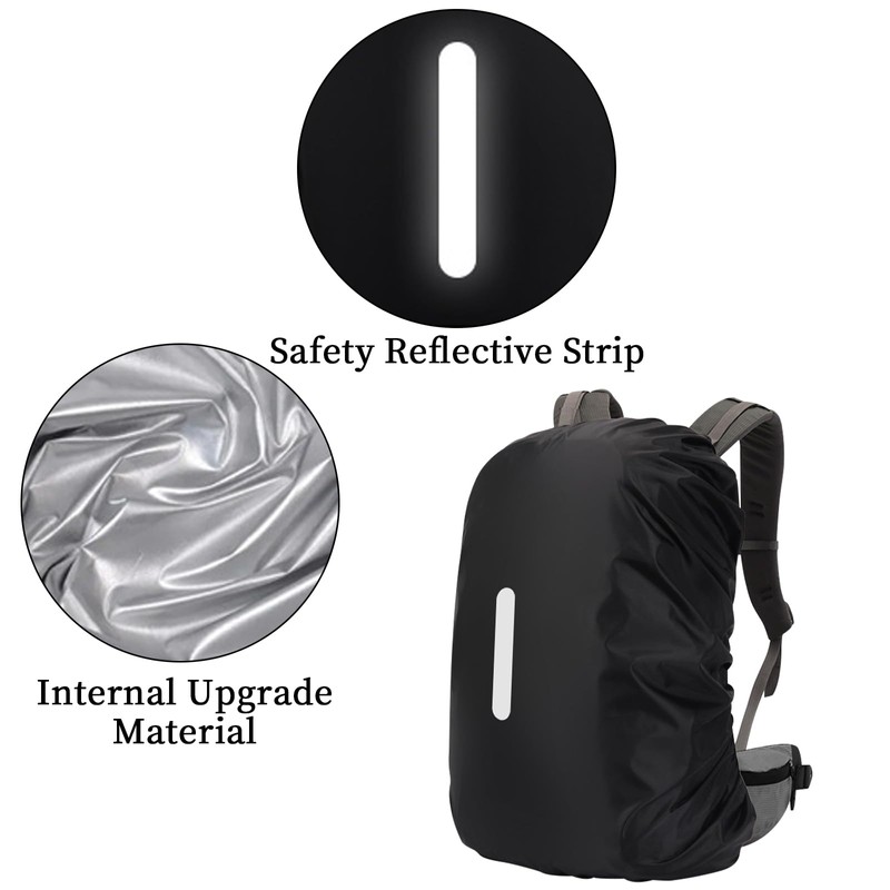 Ogetok Backpack Rain Cover Waterproof, Ultraportable and Durable with 2
