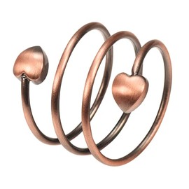 EnerMagiX Magnetic Copper Rings for Men Women, Pure Copper Magnetic Rings with Four Strong Magnets,Adjustable Copper Rings