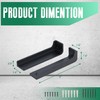Corner Shelf Brackets，Hidden Shelf Brackets, Floating Shelf Bracket , Heavy