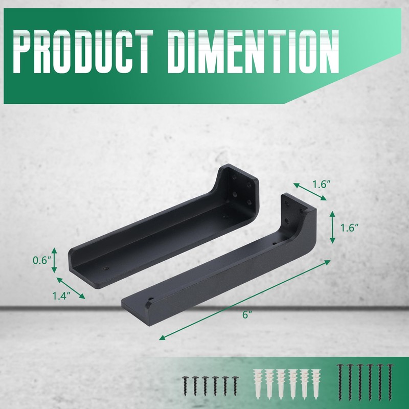 Corner Shelf Brackets，Hidden Shelf Brackets, Floating Shelf Bracket , Heavy