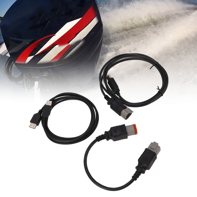 Outboard Engines Diagnostic USB Cable Tool Kit Replacement for Evinrude