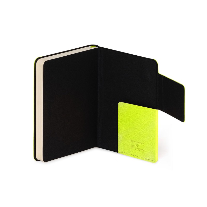 LEGAMI - Notebook with white sheet, My Notebook, theme Chartreuse,