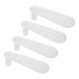 OHPHCALL 4pcs Bed Net Rod Presser Foot Brackets for Dormitory Bed Net Holder Supports Non Skid Accessories with Footplates