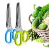 Colerandom 5 Blade Spice Vegetable Herb Scissors Gift Idea Christmas