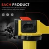 A-Premium (Yellow) Engine Ignition Coil Pack Compatible with Honda CR-V