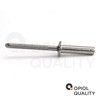 OPIOL QUALITY® Sealing Blind Rivets with Flat Head, Grooved Rivet