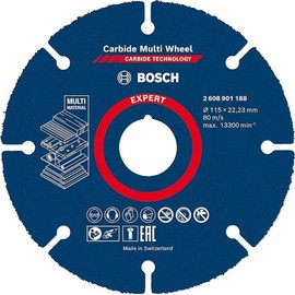 Bosch Professional 1x Expert Carbide Multi Wheel Cutting Disc (for Hardwood, Ø 115 mm, Accessories Small Angle Grinder)