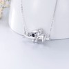 JUSTKIDSTOY Koala Necklace 925 Sterling Silver Cute Animal Koala Bear