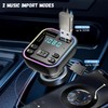 Car Bluetooth Transmitter,5.3 FM Bluetooth Adapter,PD 20W & QC 3.1