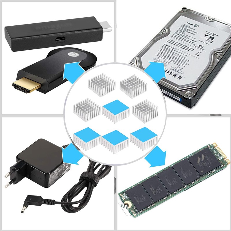 Heatsink Heat Cooling Fin Chip Heatsink Deear Chip Cooler Cooling