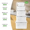 5-Piece Leakproof Fruit and Vegetable Storage Containers Set