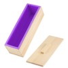 3Pcs 42oz Silicone Soap Making Kit, Rectangular Loaf Molds with