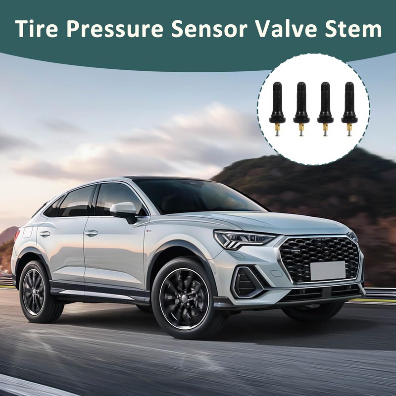 Pack of 4 Tyre Pressure Sensors, Tyre Valve Stems, TPMS