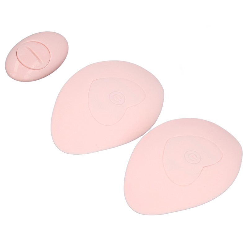 2pcs Wireless Lactation Massager 10 Vibration Levels Rechargeable Portable Remote