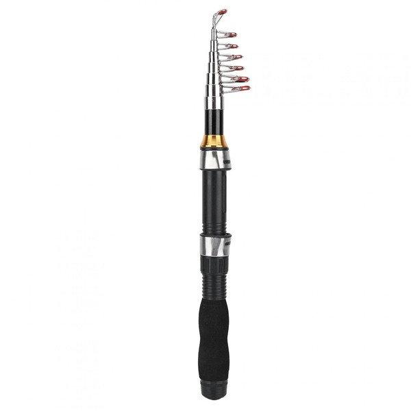 Alomejor Fishing Rod Portable Small Short Sea Pole Mini Sea