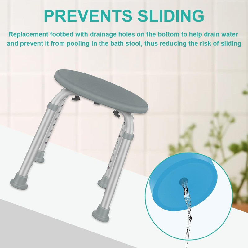 4 Pcs Replacement Feet for Bath Chair Shower Chair Leg