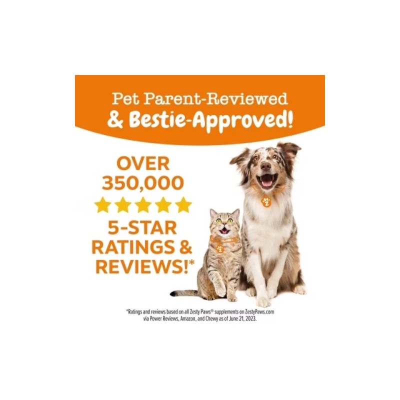 Zesty Paws Calming Cat Bites - Bacon - 35ct -