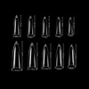 VIVACE Clear Stiletto 500 Acrylic False Fake Gel Nail Tips