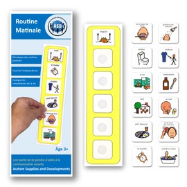Autism Supplies & Developments AM_FR Hilfe für visuelle Kommunikation, blau, S
