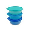 TUPPERWARE Ciotole Multiple (3) 600ml blu Oscuro + blu +
