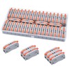 XALXMAW 36Pcs Wire Connector, 1 Conductor Compact Wire Connectors Splicing