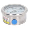 Pressure Gauge Stainless Steel Vibration Resistant Oil Manometer 1/4in NPT