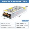 HPMN 24V 5A 120W Power Supply AC/DC Adapter Universal Regulated