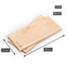 barbecook Set of 2 Cedar Wood Grill Boards for Grilling