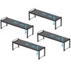 4 Pack Kitchen Cabinet Shelves Organizers, Kitchen Counter Storage Shelf