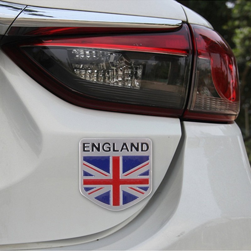 UK Flag 3D Sticker Emblem England Flag UK Logo Car