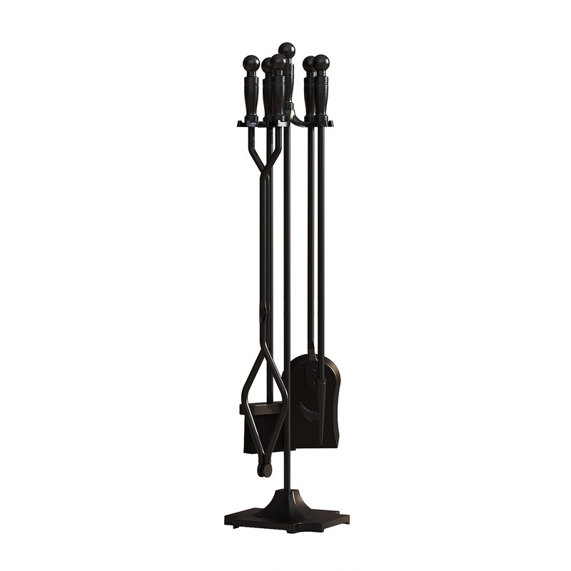 Fire Beauty Fireplace Tools Set 5 Pieces Wrought Iron Fireset