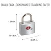 GForce 2 Pack Luggage Locks | TSA Approved Airport Inspection