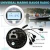 Bluetooth Marine Gauge Radio System: Waterproof Stereo Receiver for Boat