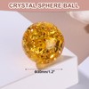 sourcing map 30mm/1.2" Crystal Sphere Ball Ice Cracked Glass Solid